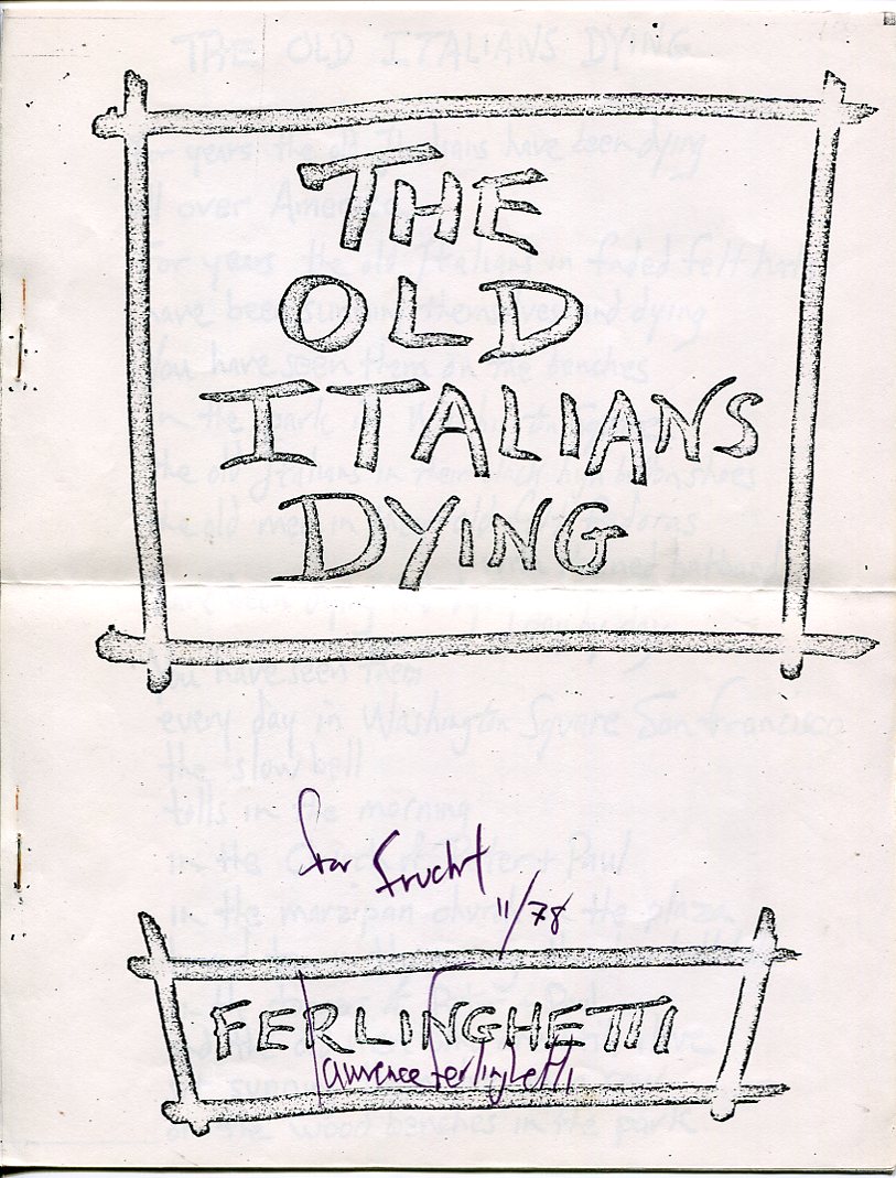 Image for The Old Italians Dying