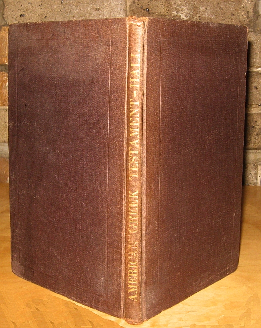 Image for A Critical Bibliography of the Greek New Testament as Published in America