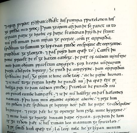 Image for Gloucester Fragments. I. Facsimile of Some Leaves in Saxon Handwriting on Saint Swidhun. II. Leaves...on the Life of S. Maria Aegyptiaca.