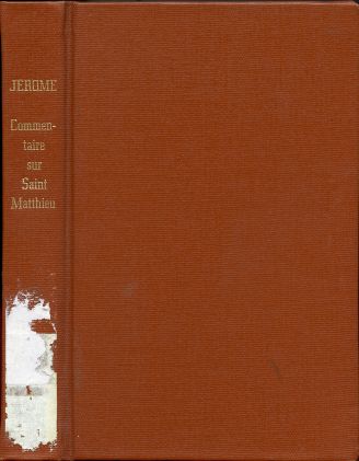 Image for Commentaire Sur S. Matthieu. Tome I (Livres I-II)