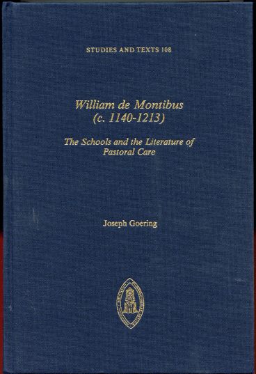Image for William De Montibus: The Schools and the Literature of Pastoral Care