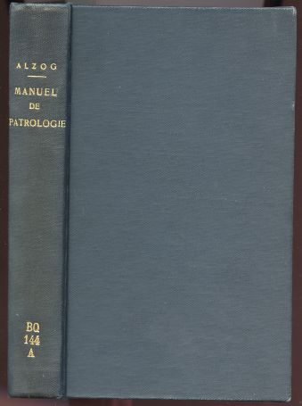 Image for Manuel de Patrologie