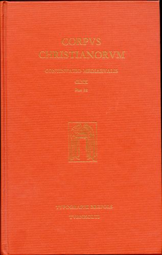 Image for Glossa Ordinaria. Pars 22. In Canticum Canticorum. Corpus Christianorum. Continuatio Mediavalis CLXX