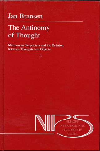 Image for The Antinomy of Thought: Maimonian Skepticism and the Relation Between Thoughts and Objects