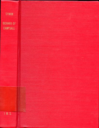 Image for The Works of Richard of Campsall, Volume 2: Minor Treaties; Logica Campsale Anglici