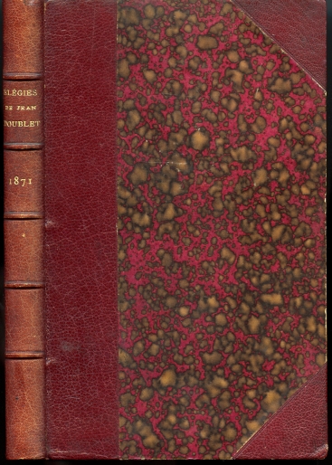 Image for Elegies de Jean Doublet. Suivies des Epigrammes et Rimes Diverses