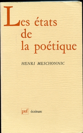 Image for Les etats De La Poetique