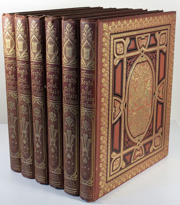 Image for A Series of Picturesque Views of Seats of the Noblemen and Gentlemen of Great Britain and Ireland. 6 Volume Set With Descriptive and Historical Letterpress.