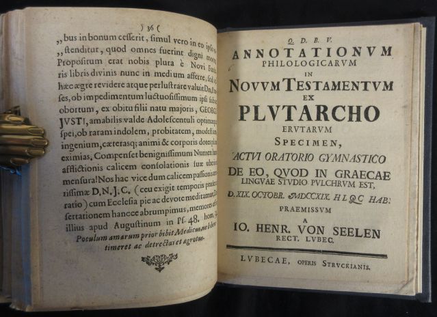 Image for Eighteen Latin Disputations on Language and Style of the New Testament 1680-1747