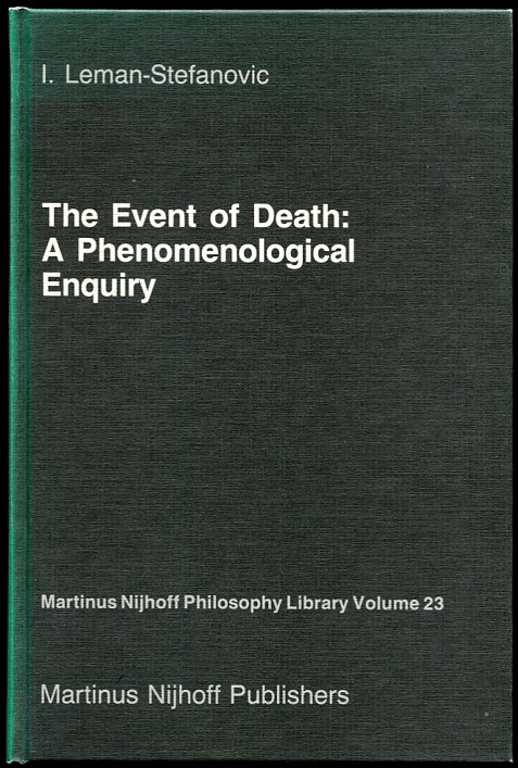 Image for The Event of Death A Phenomenological Enquiry