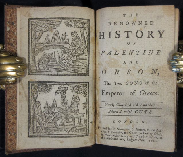 Image for The Renowned History of Valentine and Orson, the Two Sons of the Emperor of Greece Newly Corrected and Amended. Adorn'd with Cuts