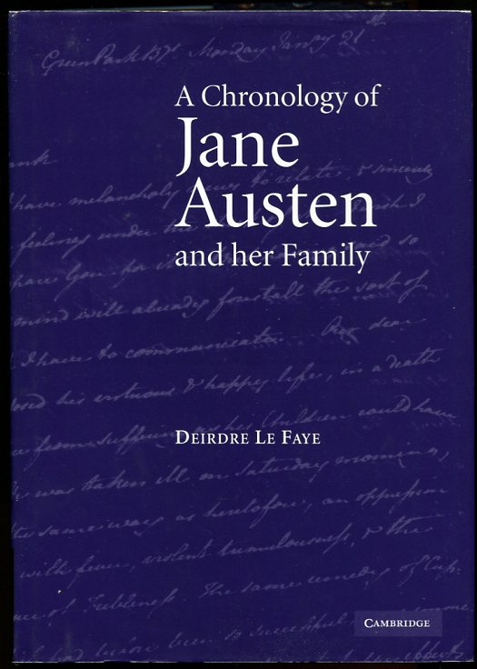 Image for A Chronology of Jane Austen and Her Family