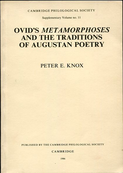 Image for Ovid's Metamorphoses and the Traditions of Augustan Poetry