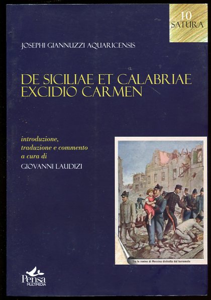 Image for De Siciliae Et Calabriae Excidio Carmen Introduzione, Traduzione E Commento a Cura Di Giovanni Laudizi
