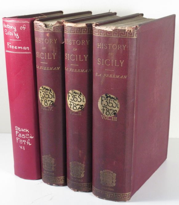 Image for The History of Sicily: from the Earliest Times. 4 Volumes