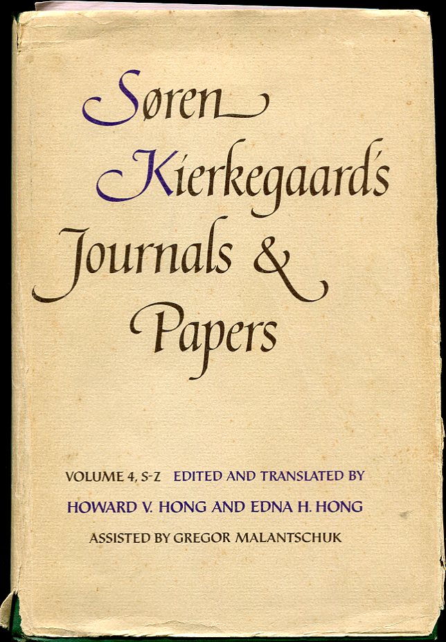 Image for Søren Kierkegaard’S Journals and Papers Soren Kierkegaard's Journals and Papers, Vol. 4: S-Z