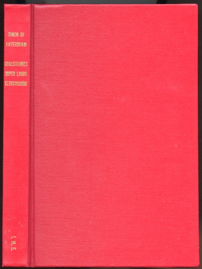 Image for Simon of Faversham Quaestiones Super Libro Elenchorum