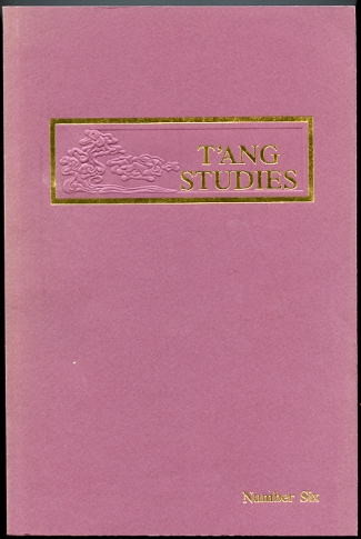 Image for T'Ang Studies 6