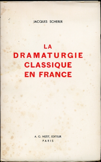 Image for La Dramaturgie Classique En France