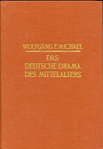 Image for Das Deutsche Drama Des Mittelalters