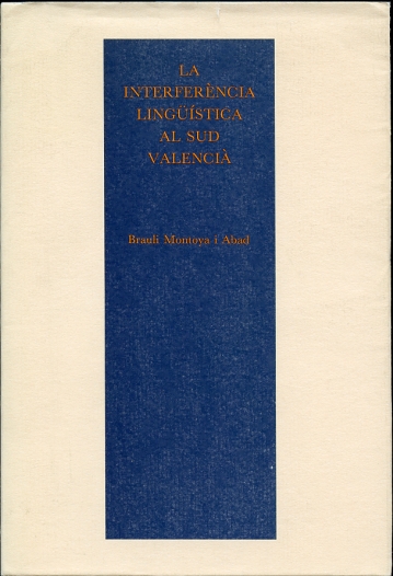 Image for La interferencia linguistica al Sud Valencia (Catalan Edition)