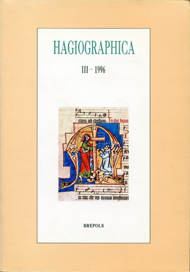 Image for Hagiographica III 1996 Rivista Di Agiografia E Biografia Della Societa Internazionale Per Lo Studio Del Medio Evo Latino