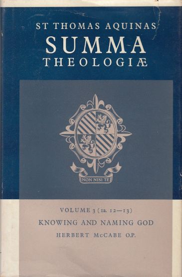 Image for Knowing and Naming God. Volume 3 (1a. 12-13)