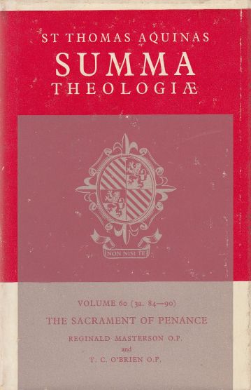 Image for The Sacrament of Penance. Volume 60 (3a. 84-90)