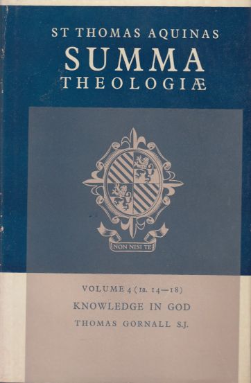 Image for Knowledge in God. Volume 4 (1a. 14-18)