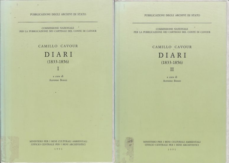Image for Camillo Cavour, Diari, 1833-1856 I, II (2 Volumes - French Edition)
