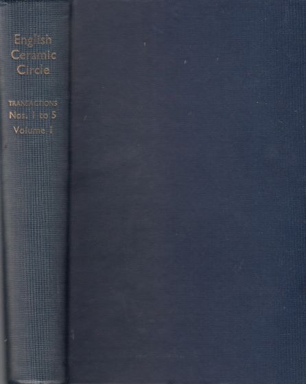 Image for Transactions of the English Ceramic Circle Transactions Nos. 1 to 5 (1933-1937)