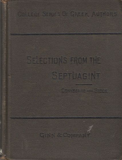 Image for Selections from the Septuagint, According to the Text of Swete