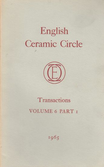 Image for The English Ceramic Circle Transactions: Volume 6, Part 1