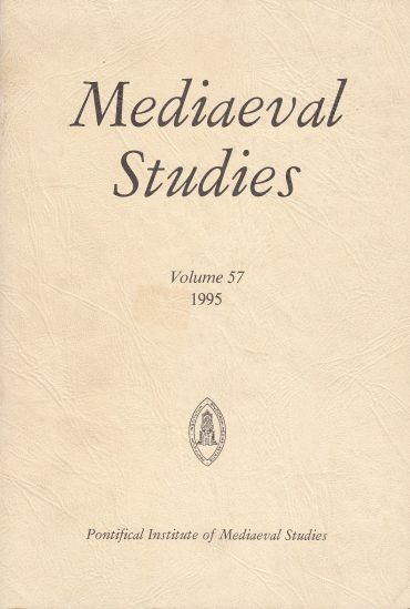 Image for Mediaeval Studies Volume 57, 1995
