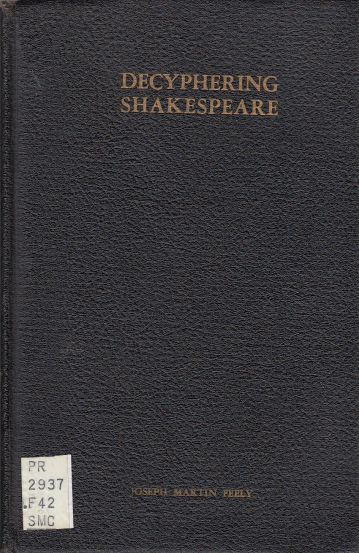 Image for Decyphering Shakespeare work sheets in the Shakespearean cypher