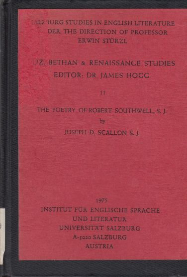 Image for The Poetry of Robert Southwell, S. J.