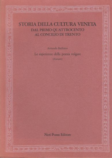 Image for Le Esperienze Della Poesia Volgare