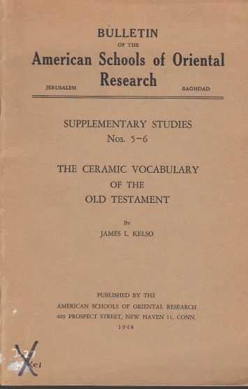 Image for The ceramic vocabulary of the Old Testament.