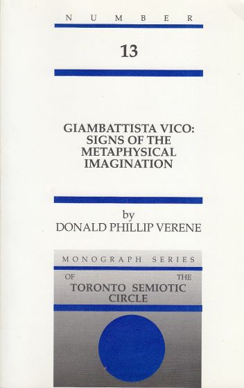 Image for Giambattista Vico Signs of the Metaphysical Imagination