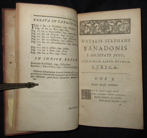 Image for Natalis Stephani Sanadonis E Societate Jesu Carminum Libri Quatuor