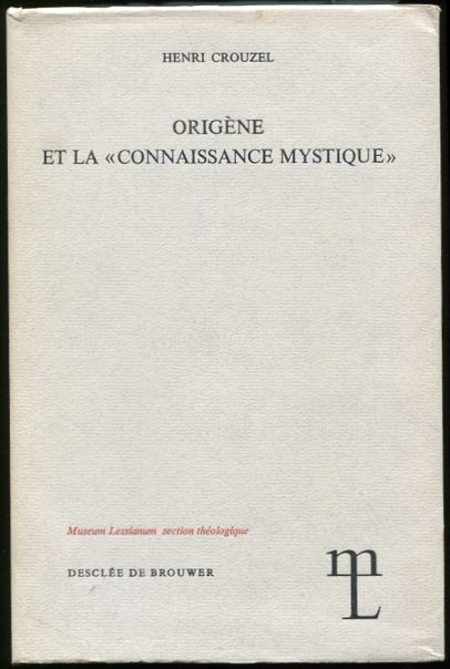 Image for Origene et la 'Connaissance Mystique'